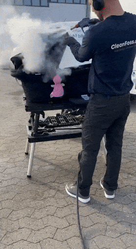 Rengøring af barnevogne og klapvogne